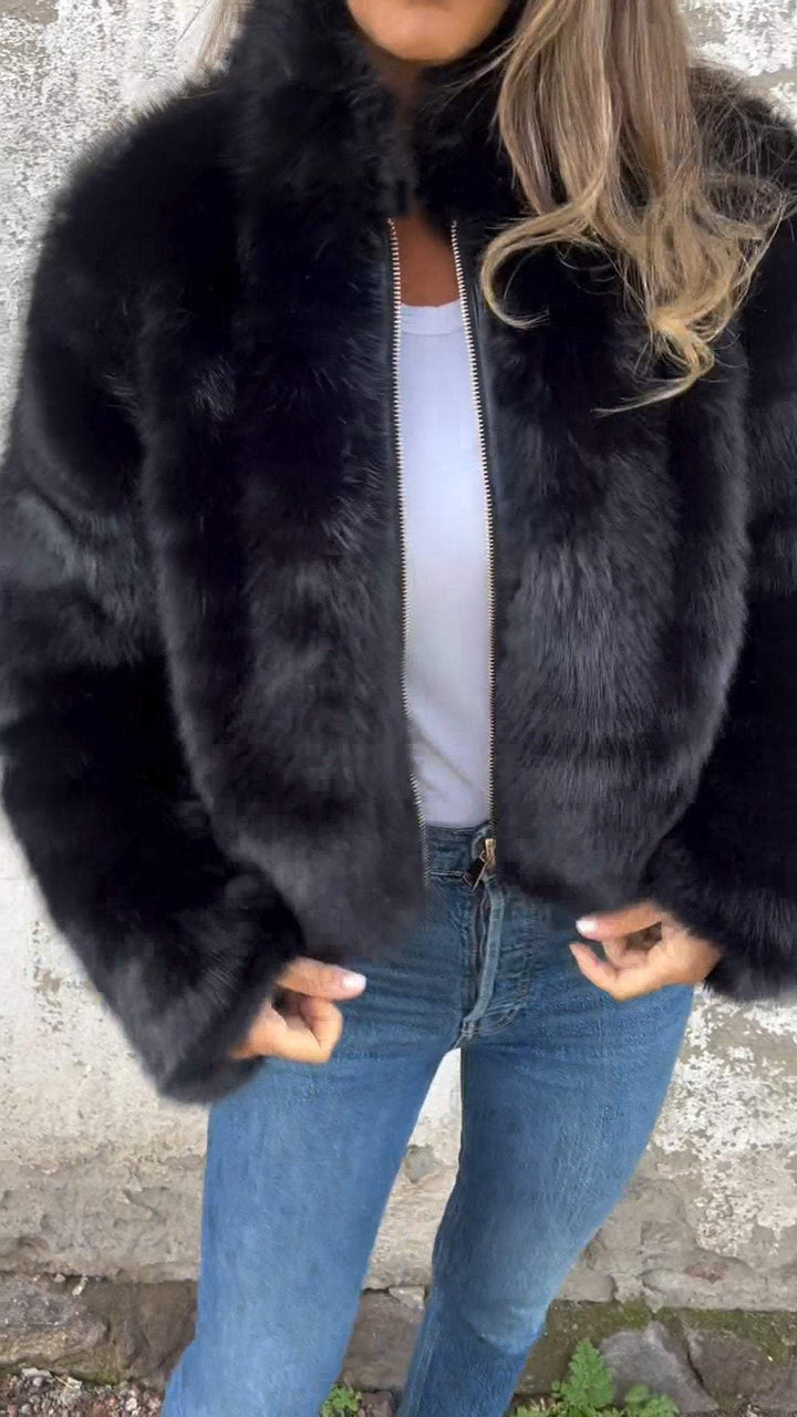 Sarah - Faux Fur Jacket