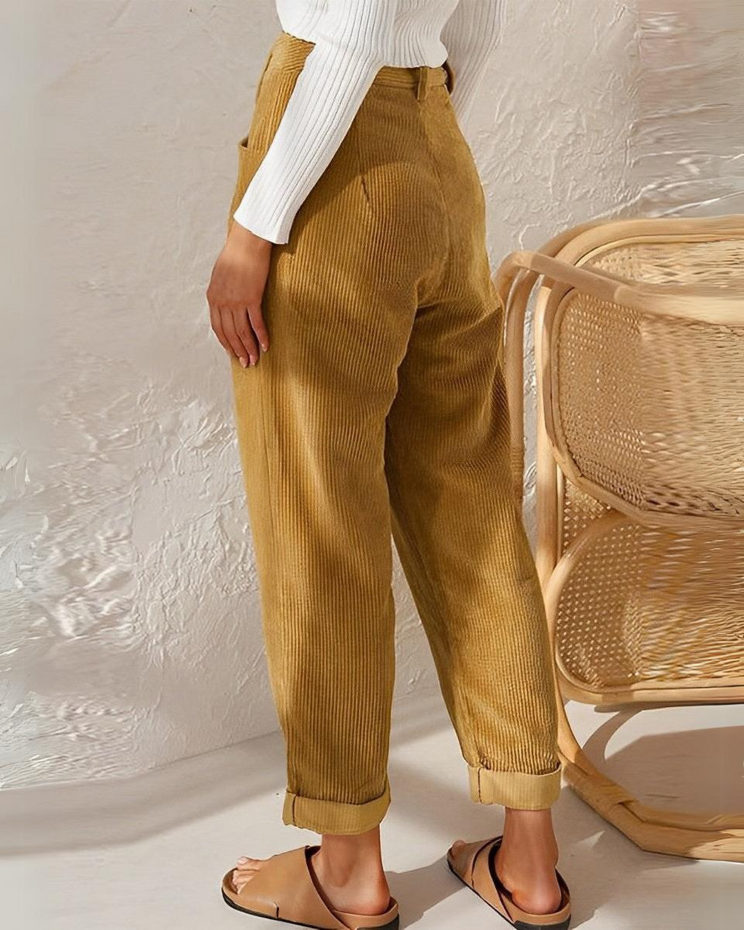 JENA - Stylish corduroy trousers