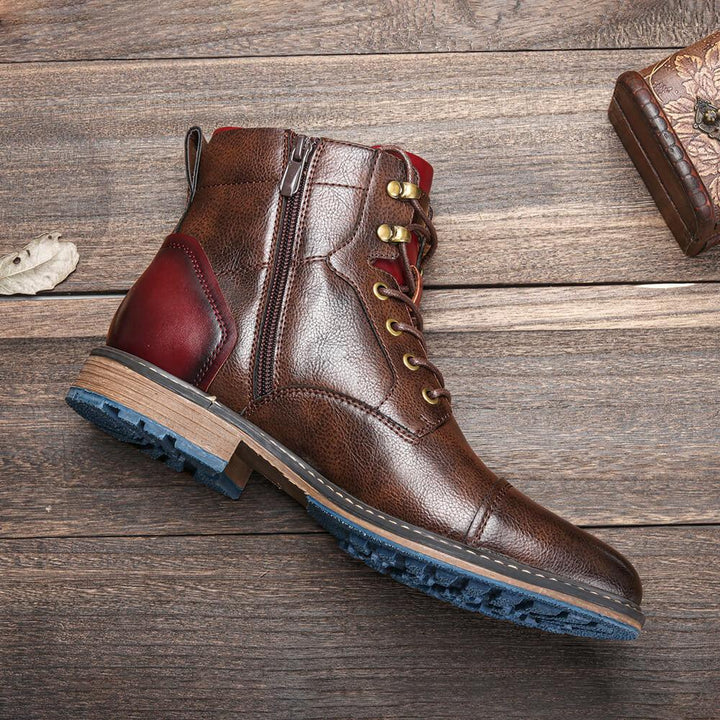 Cris - Handmade premium leather oxford boots for men