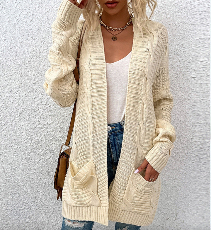 Leni - Cozy Cable Knit Cardigan