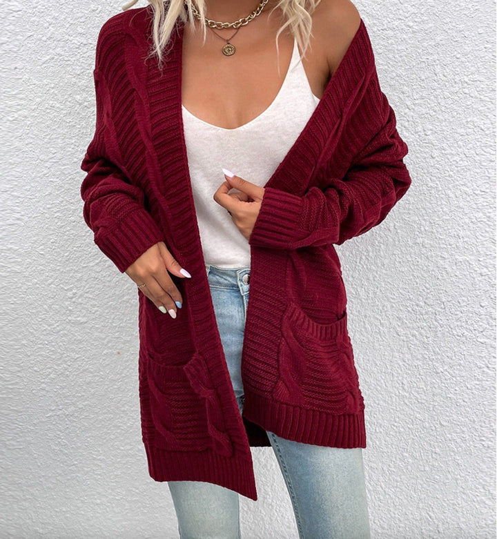 Leni - Cozy Cable Knit Cardigan