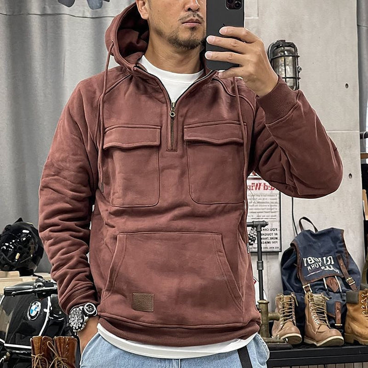 Xavier - Comfortable Winter Hoodie with Zipper